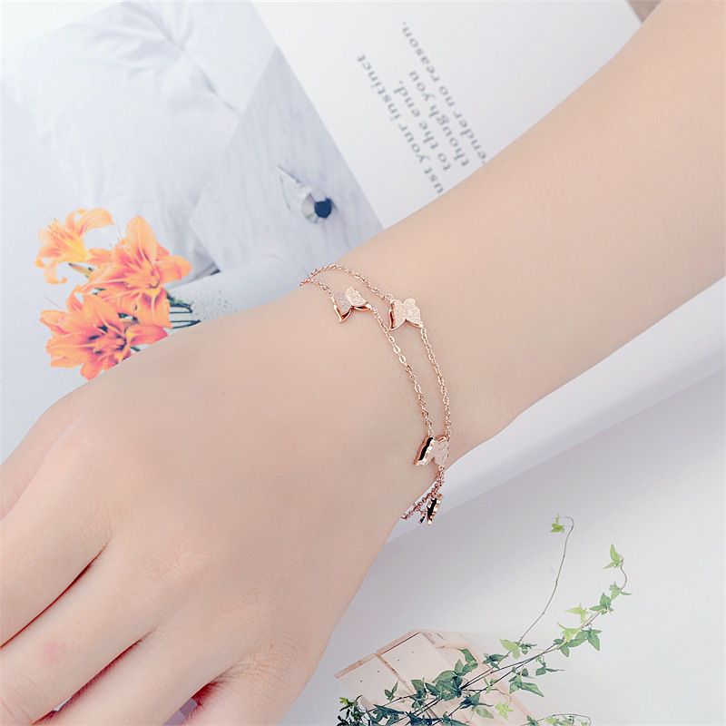 Fashion Wholesale 316L Titanium Steel Butterfly Bracelet | EaseWholesale 4 Fashion Wholesale 316L Titanium Steel Butterfly Bracelet | EaseWholesale 4
