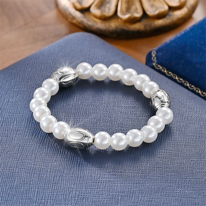 Fashion PEC pearl elastic threading Wholesale beads Bracelet | EaseWholesale 4 Fashion PEC pearl elastic threading Wholesale beads Bracelet | EaseWholesale 4